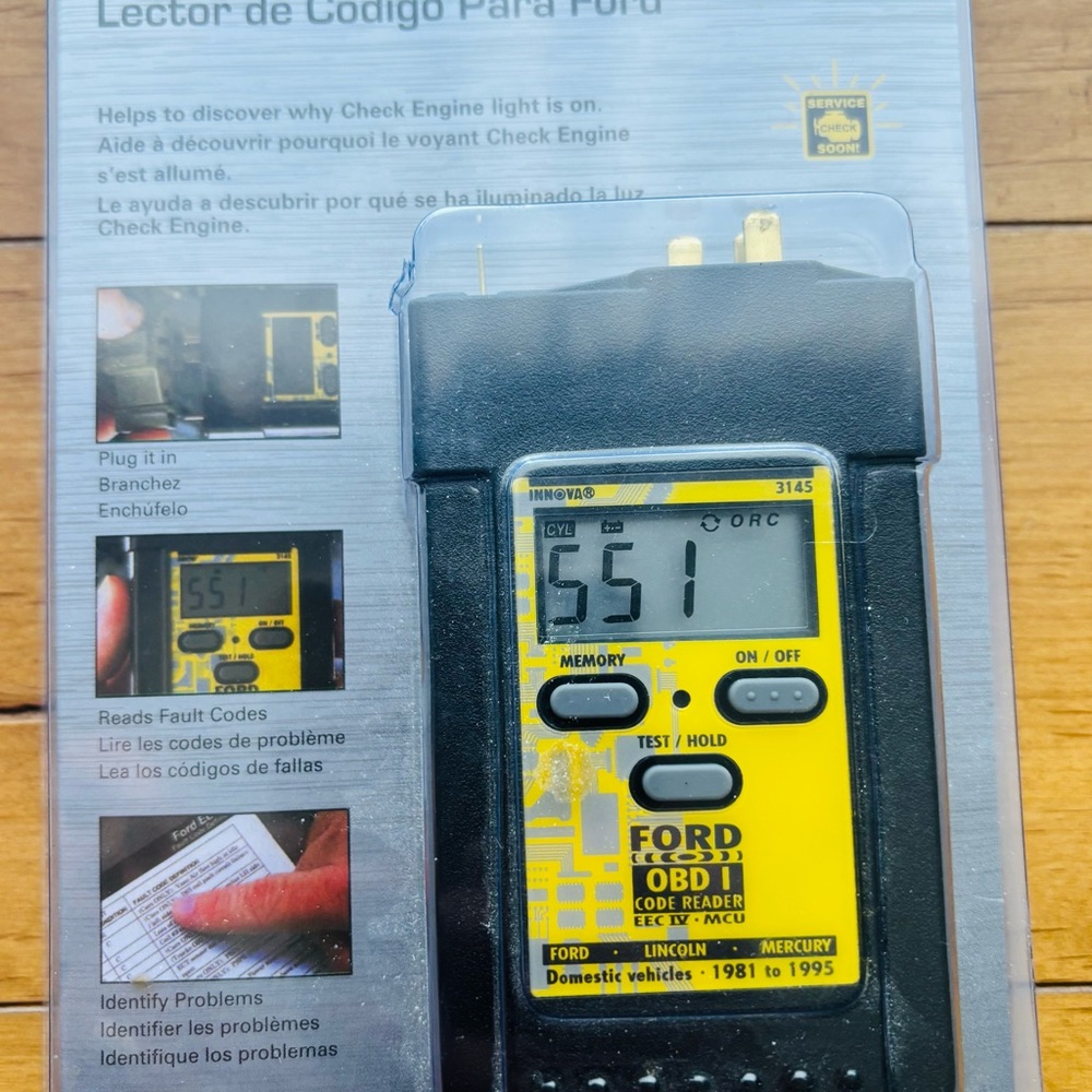 Ford OBD1 Code Reader in Yellow and Black
0024